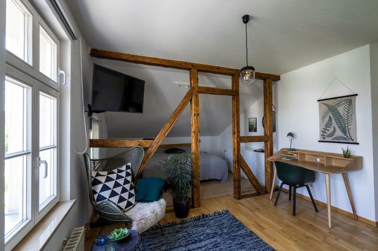 Stilvolles Zentrumsnahes Wohlfuehl-Appartment Leipzig Exteriör bild