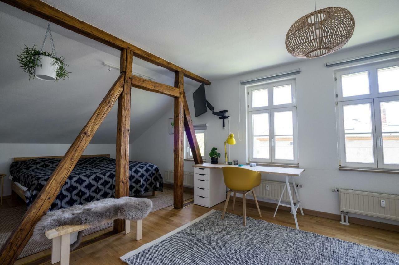 Stilvolles Zentrumsnahes Wohlfuehl-Appartment Leipzig Exteriör bild