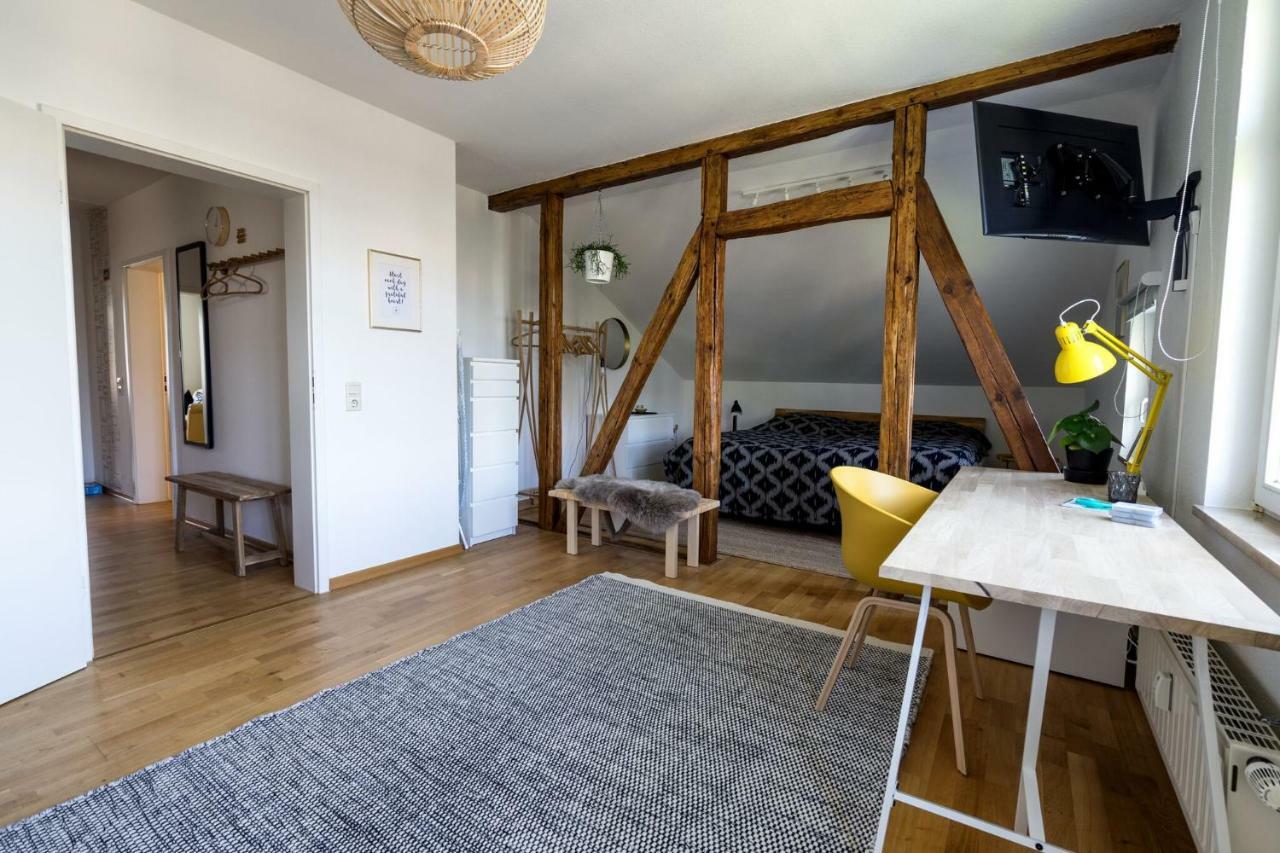 Stilvolles Zentrumsnahes Wohlfuehl-Appartment Leipzig Exteriör bild
