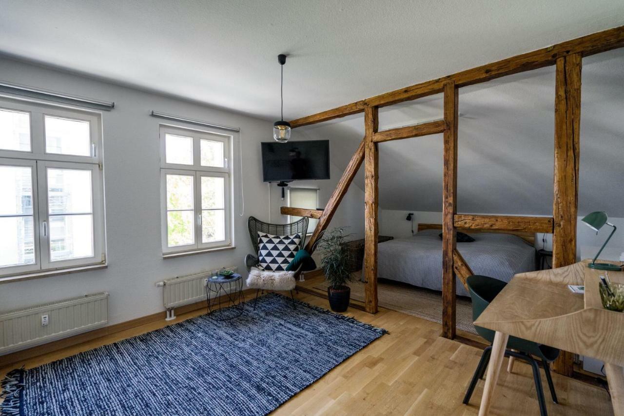Stilvolles Zentrumsnahes Wohlfuehl-Appartment Leipzig Exteriör bild
